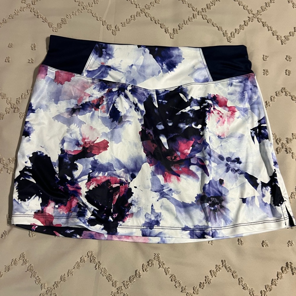 PGA Tour Golf Skort Women’s Large Floral Athletic Tennis Pickleball Skort NWT - Picture 4 of 9